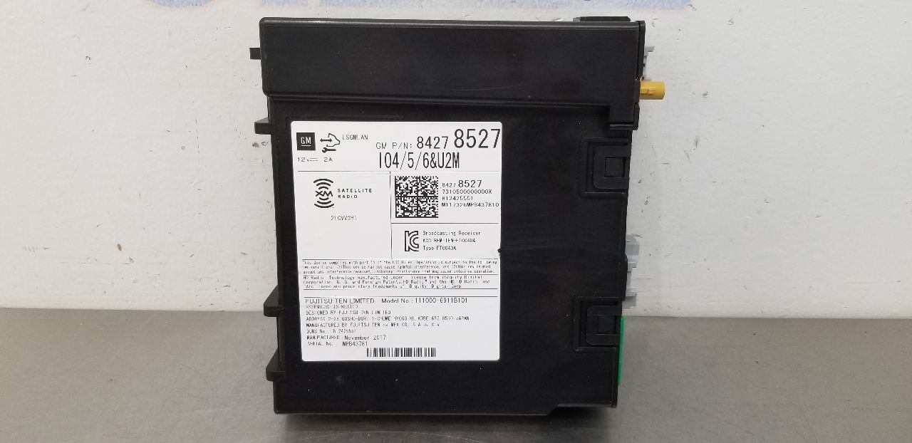 18 GMC SIERRA SLT 2500 RADIO AUDIO RECEIVER 84278527