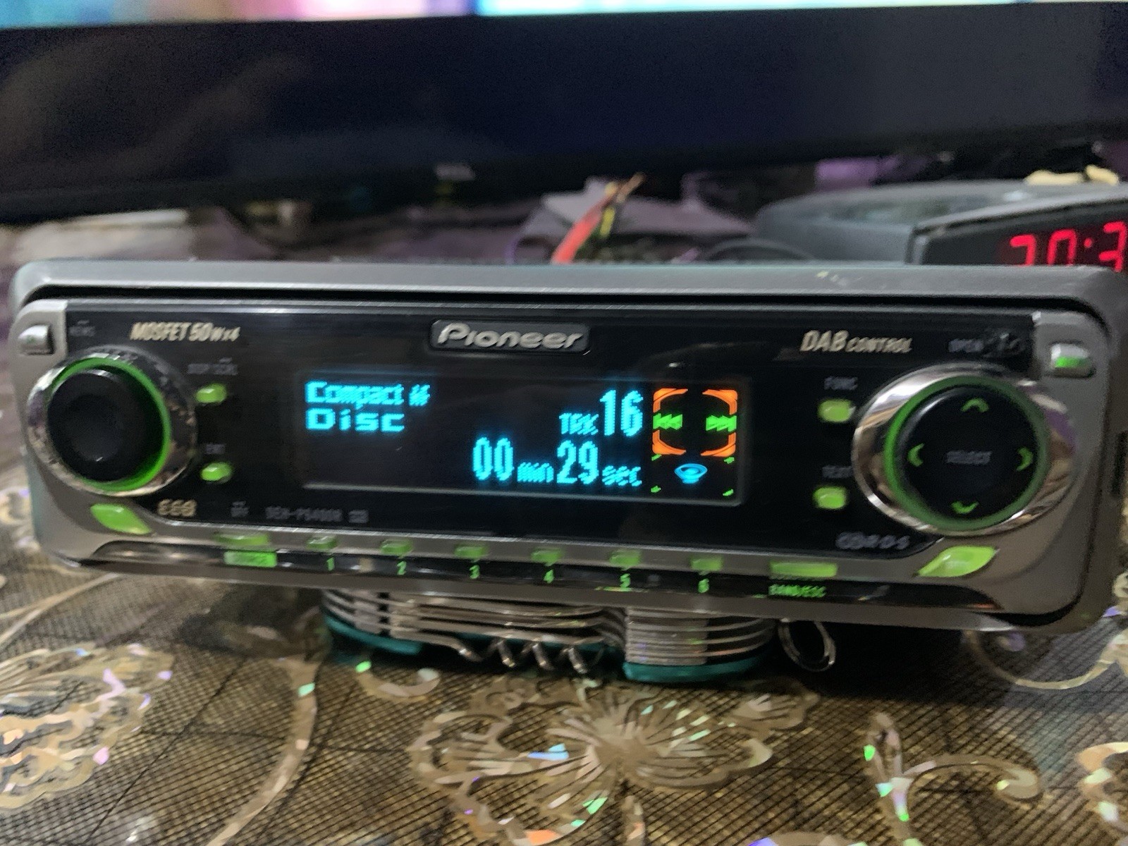 PIONEER DEH-P6400R DOLPHIN ANIMATION Radio CD Receiver Mp3/WMA 50/4 TESTED