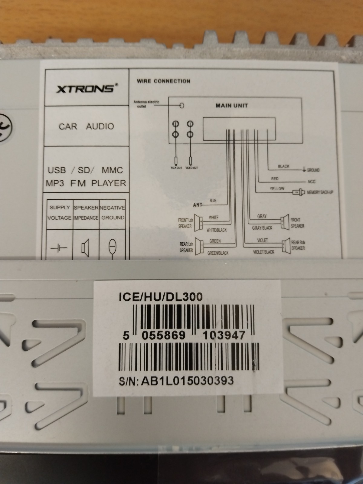 Xtrons DL300 Car MP5 Player – Remote Controlled, ❤️CHARITY