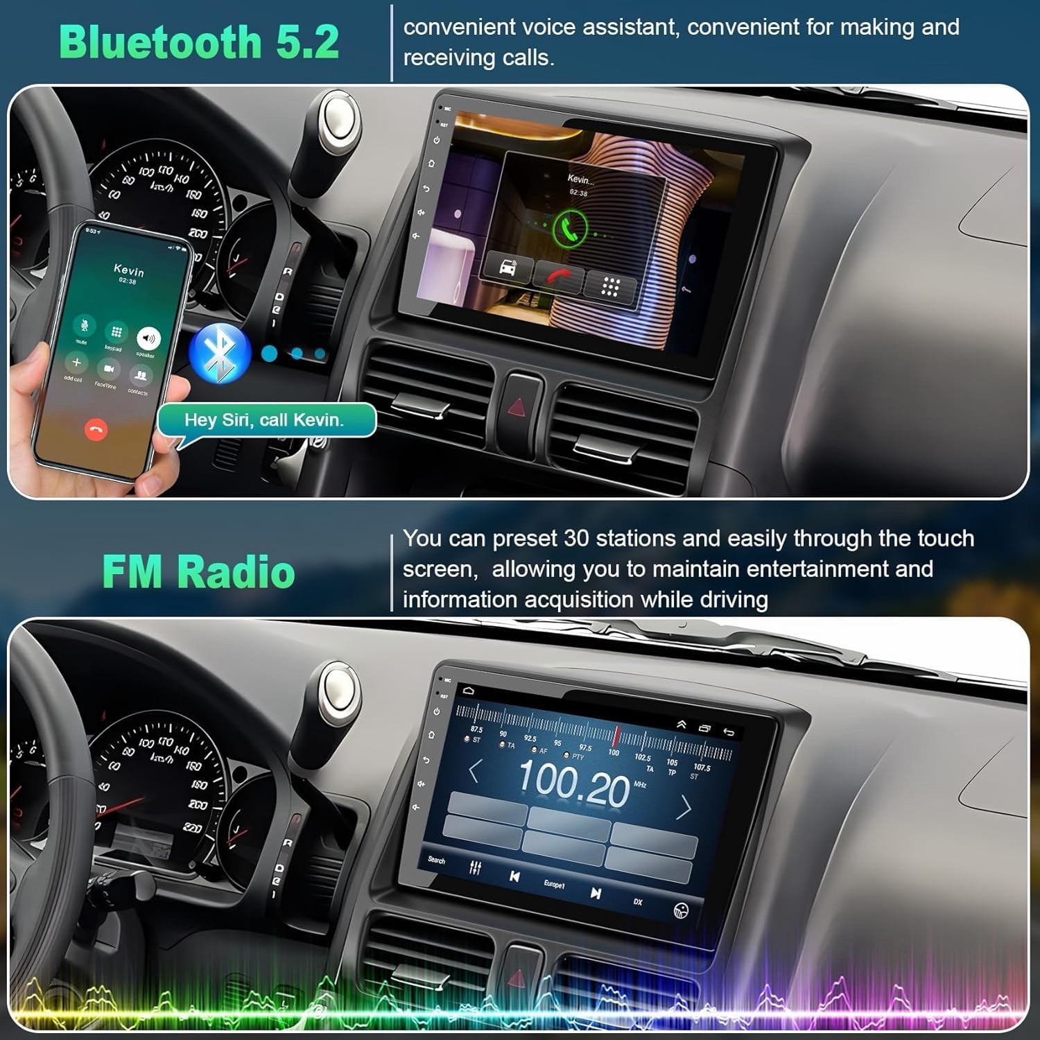(8 Core + Android 15) Car Radio Stereo for Honda CRV 2002-2006 4GB+64GB | 9″ QLE