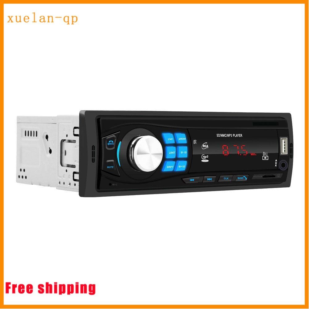 Car Radio In Dash 1 Din MP3 Player FM Audio Stereo USB SD AUX Input ISO Port K0