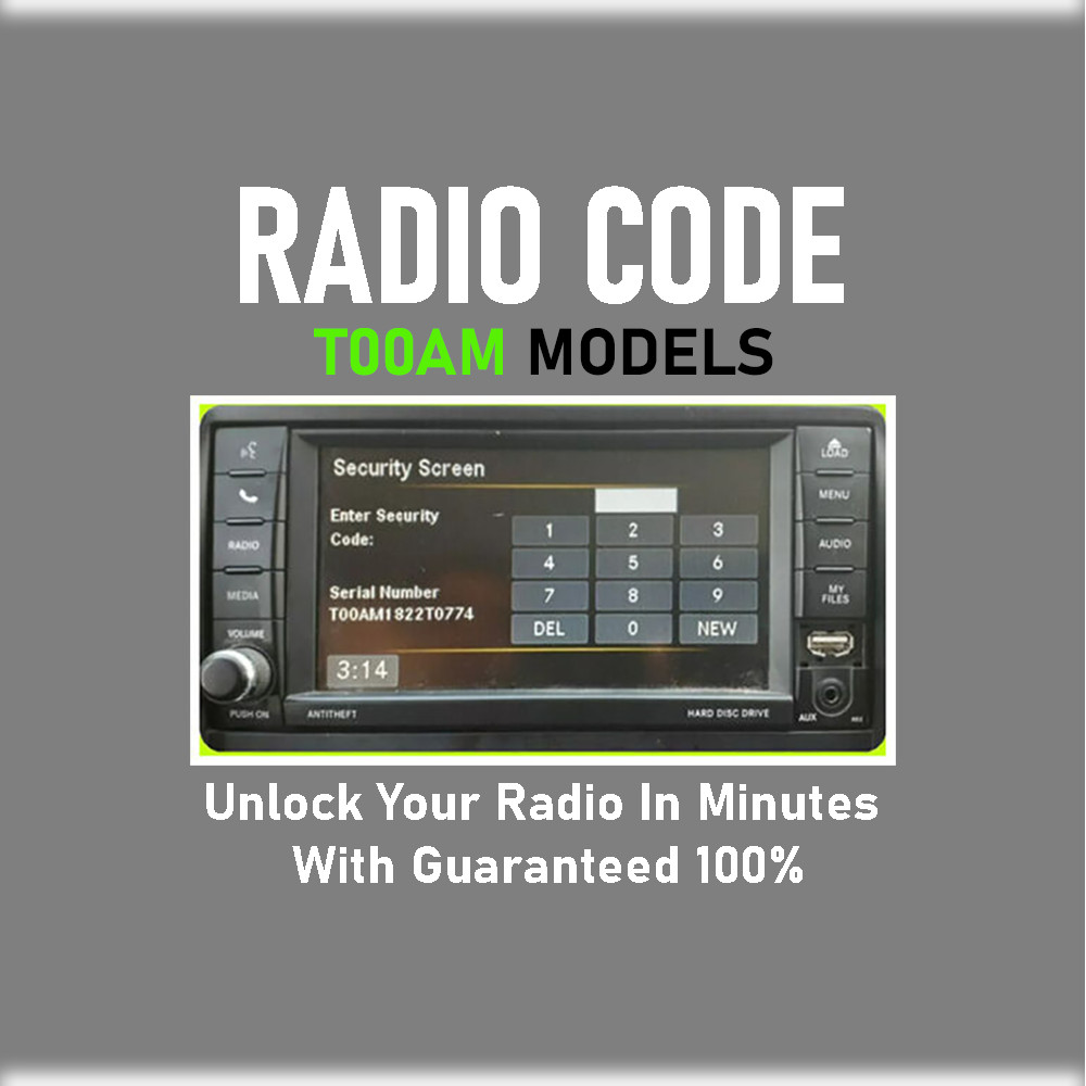 CHRYSLER ✅ JEEP✅ RAM✅ DODGE✅ UNLOCK RADIO CODES ✅ T00AM MODELS A7 ✅ PIN SERVICE