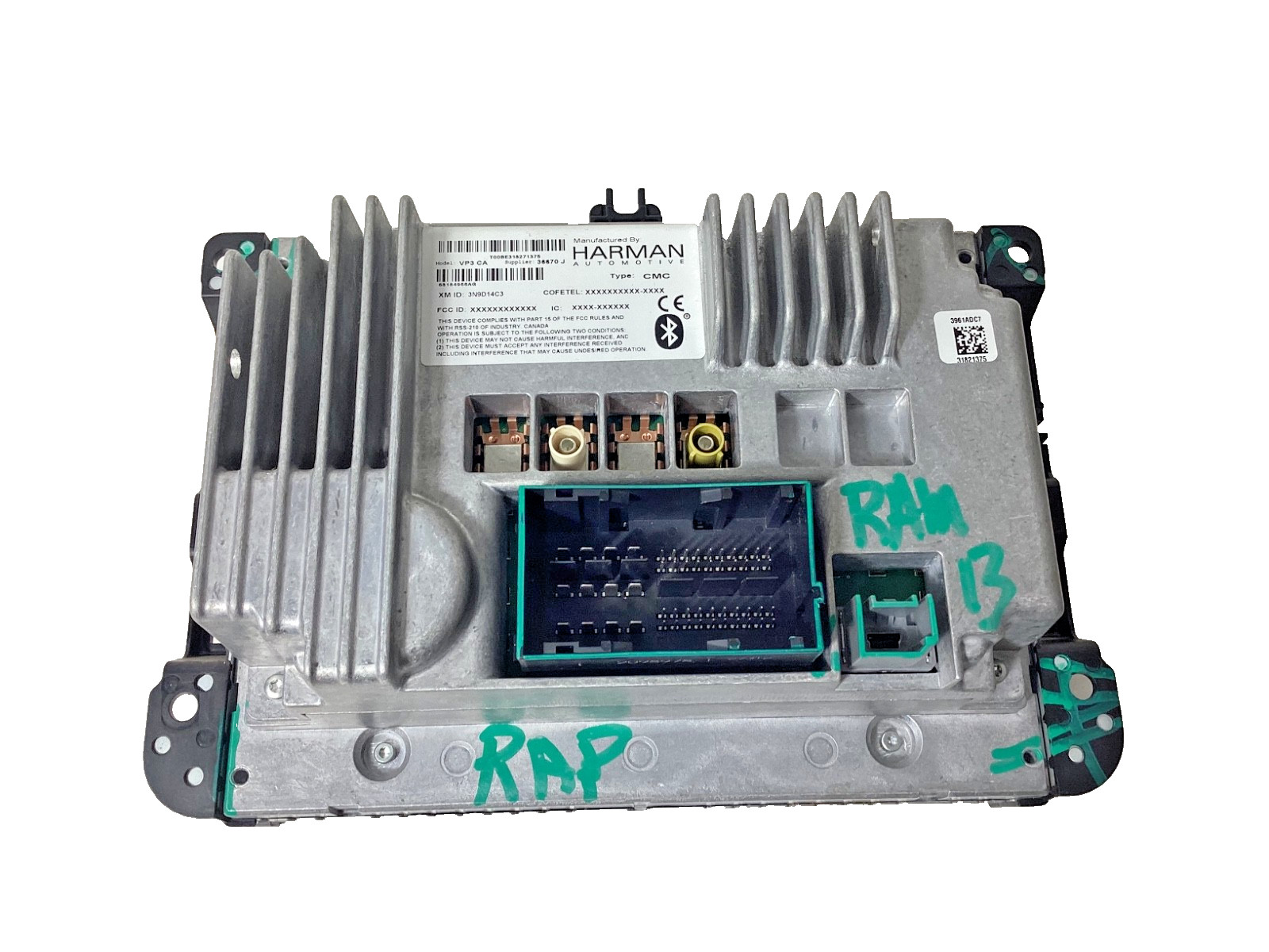 2013-2016 RAM 1500 UCONNECT Multi Media Radio Bluetooth VP3 CA 8.4″ 68258676 OEM