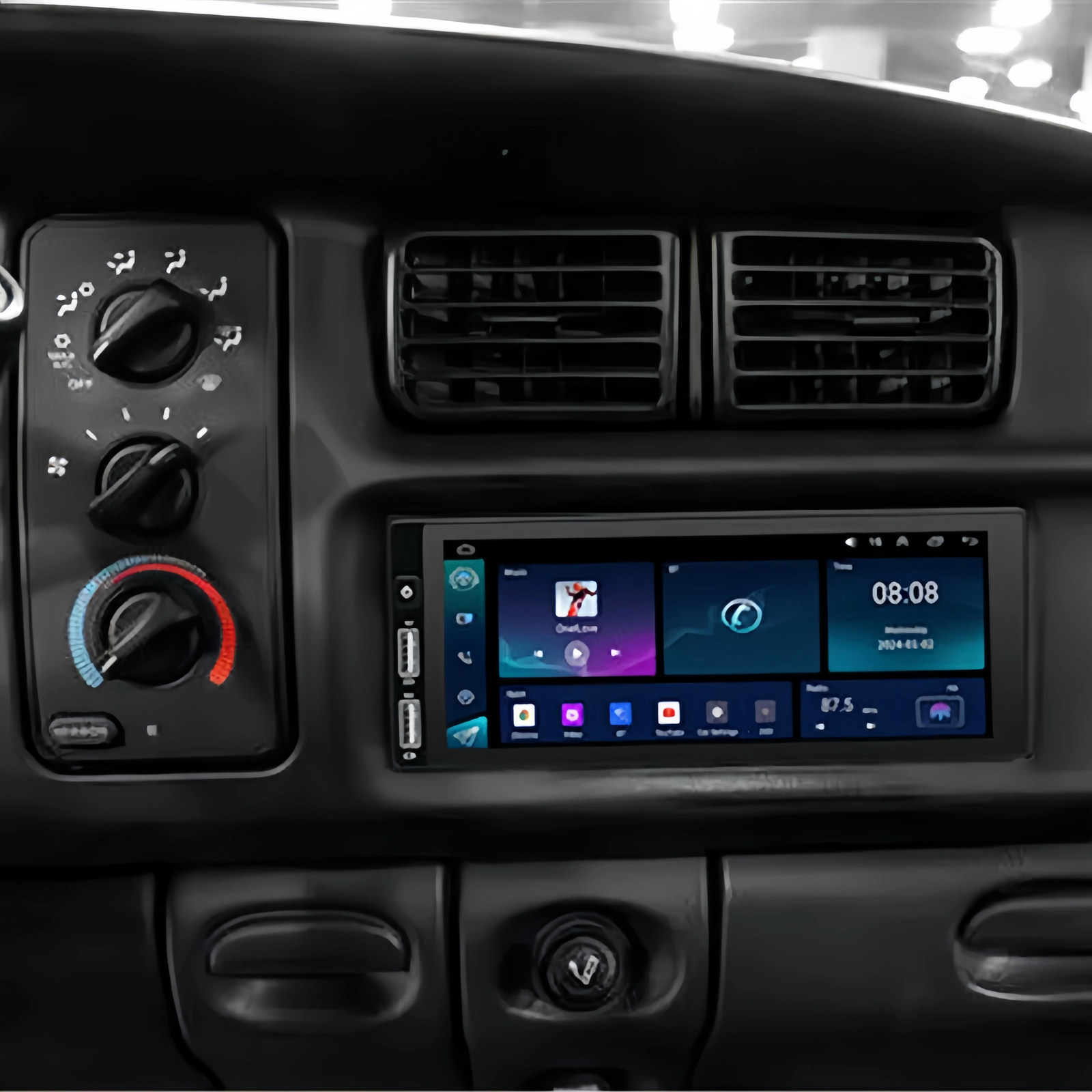 Carplay Car Stereo Radio Android 13 GPS For 1994–2002 Dodge Ram 1500-3500