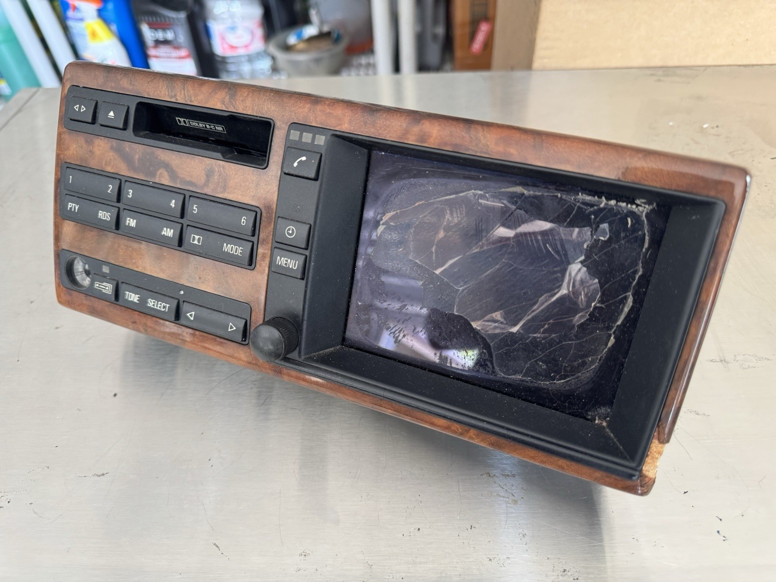 BMW E38 E39 E53 Radio Navigation Display Screen 4:3 NOT WORKING/FOR PARTS OEM