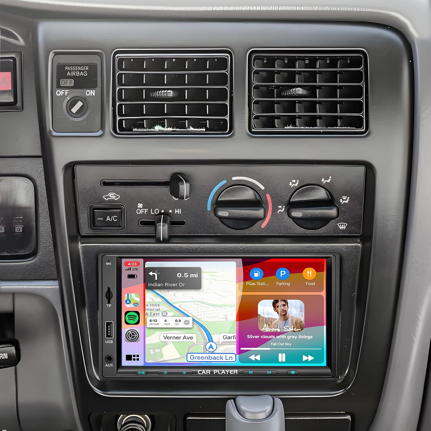 Carplay Android 15 Car Stereo GPS Radio FM For Toyota Tacoma 4Runner 1990-2004