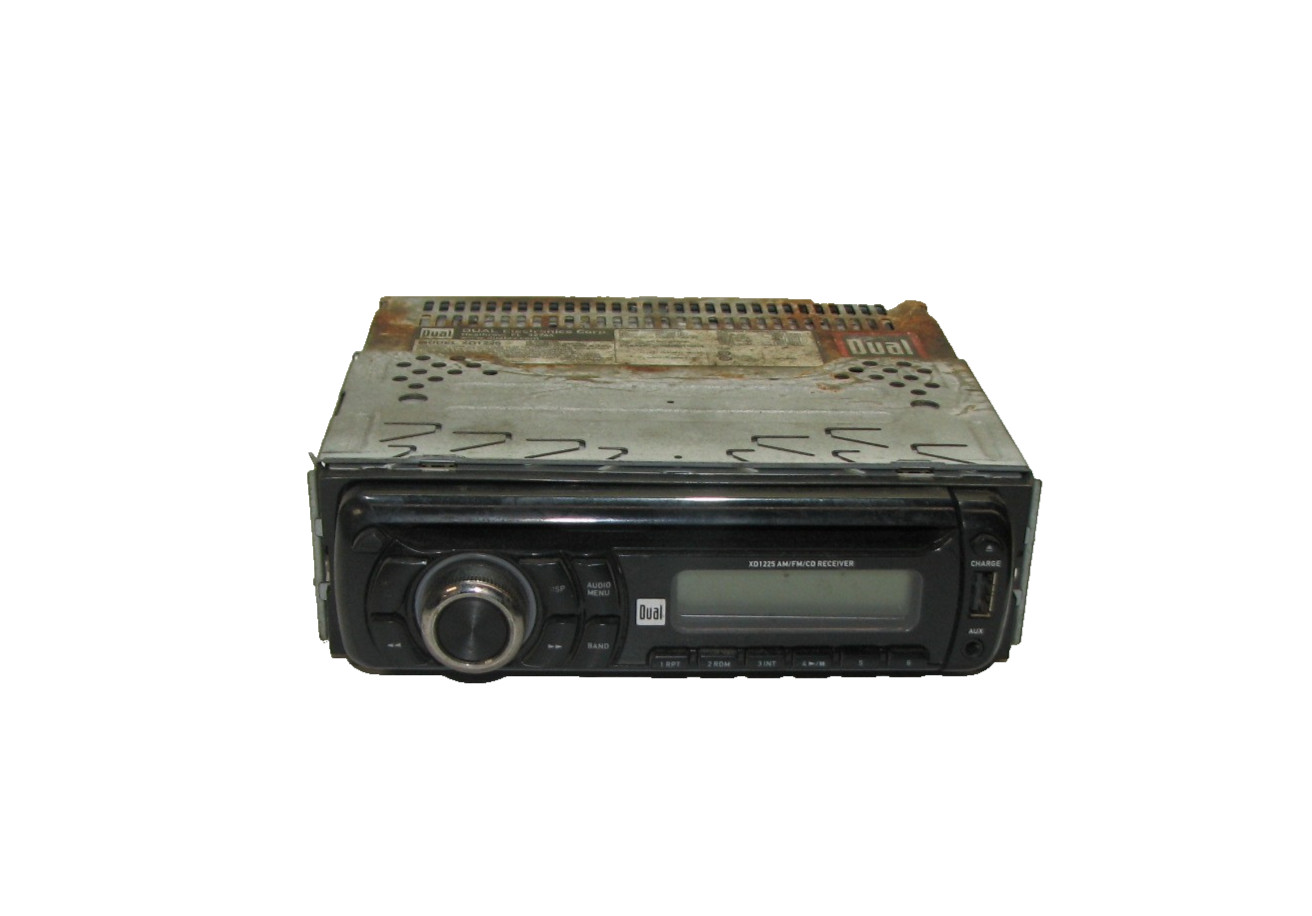 Dual Electronics XD1225 Single-DIN Media Receiver AM/FM CD MP3 USB AUX