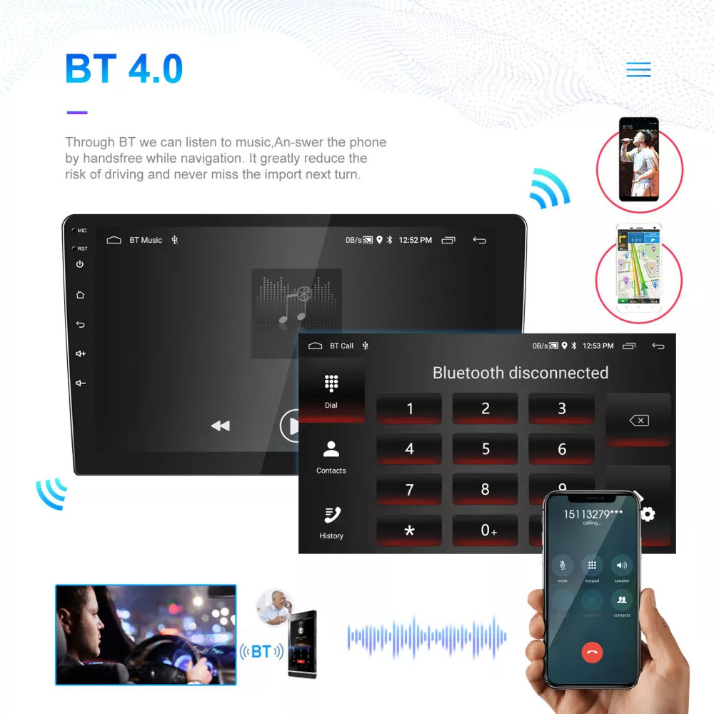 Android 13 Car Stereo Radio GPS Wifi CarPlay BT DAB+ For VW Caddy Touran Golf