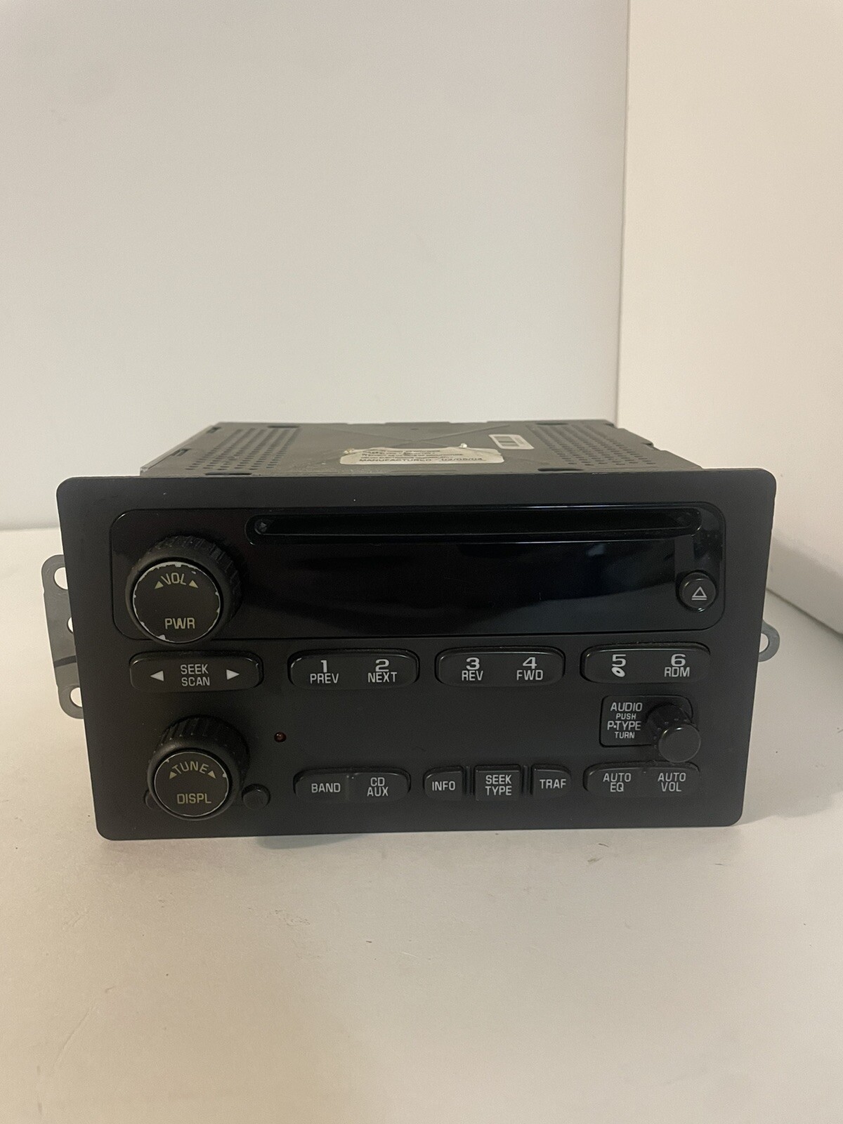 Malibu Lumina Monte Carlo CD AM FM Radio ACDelco 10346316 10335223 OEM Unrested