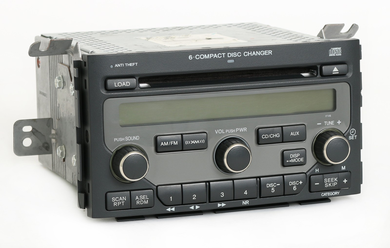 Honda 2006-08 Pilot Radio AM FM 6 Disc CD Player – Part 39100-S9V-A600 Face 1TV6