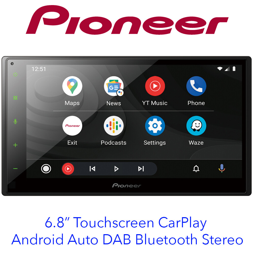 Pioneer SPH-DA160DAB – 6.8” CarPlay Android Auto DAB Bluetooth Screen Stereo BN