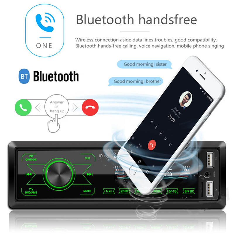 24V Car Truck Bus Radio Bluetooth USB Charger MP3 Player Handsfree Audio Stereo