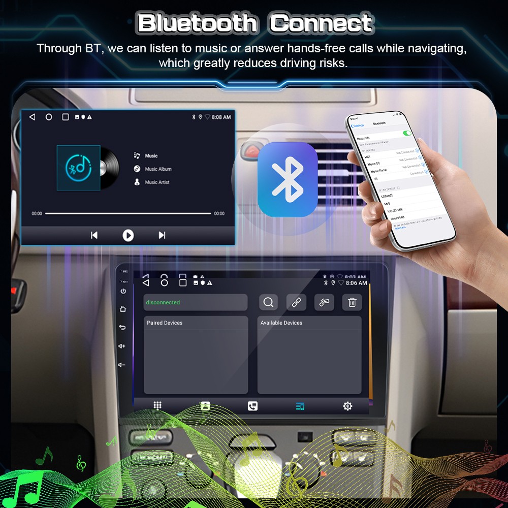 For Volvo XC90 2002-2014 Android 15 Wireless Carplay Car Radio Navi Stereo + Cam