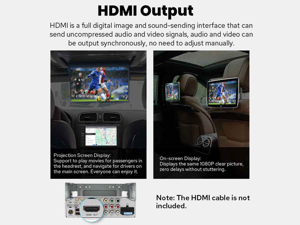 Joying Newest 9 inch Universal Single Din with 1280*800P Touchscreen 4+64GB FM