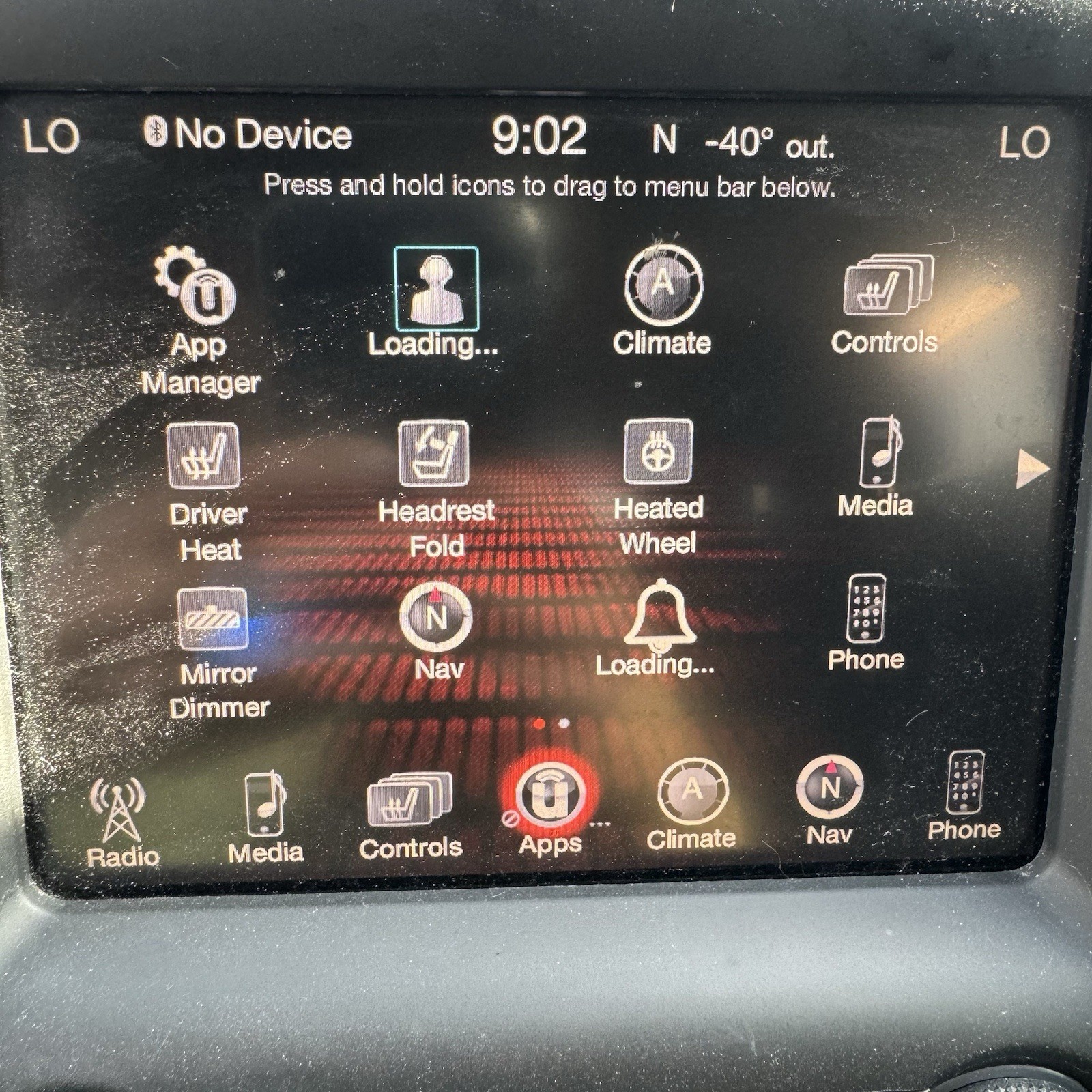 14-17 Durango 8.4″ Navigation Display Screen LCD TFT VP4 Uconnect TESTED OEM