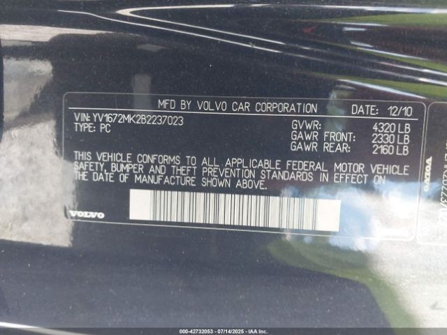 Audio Equipment Radio Display Screen Fits 07-13 VOLVO 30 SERIES 1139488
