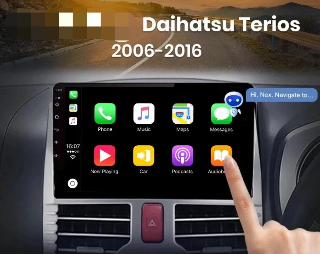 9″ RADIO FOR DAIHATSU TERIOS NAVIGATOR GPS BLUETOOTH ANDROID USB WI-FI