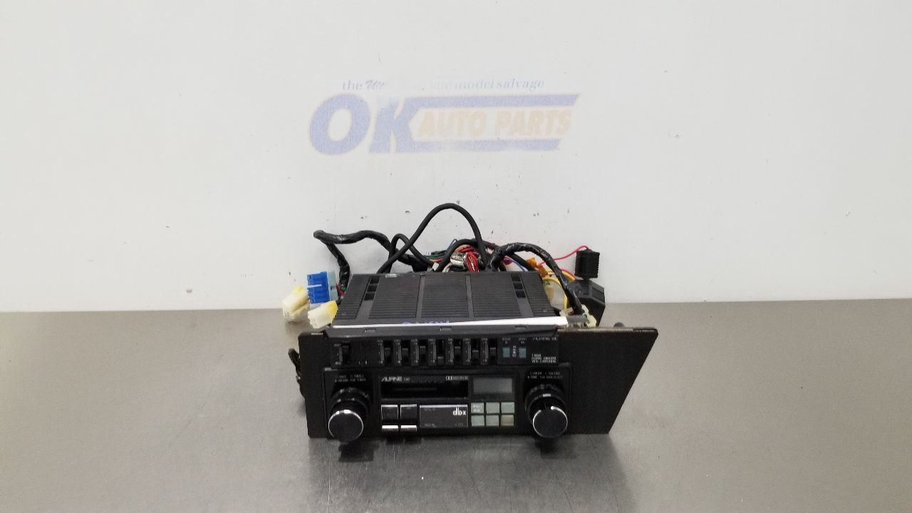 1985 NISSAN 300ZX ALPINE RADIO AUDIO RECEIVER HEAD UNIT A269ZUA018