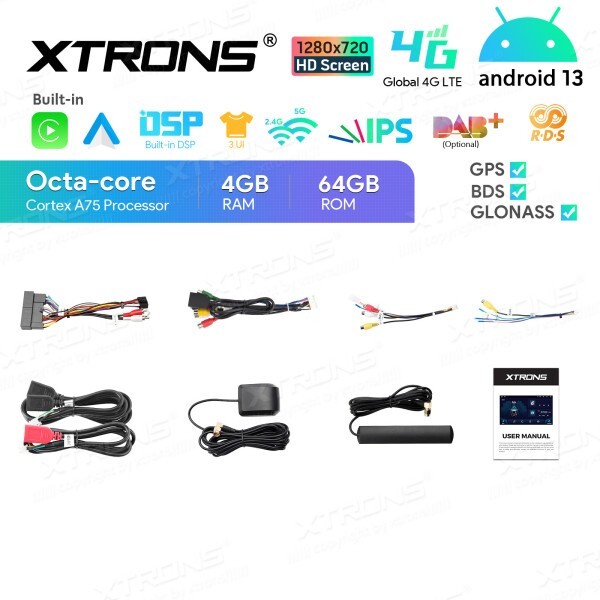 CAR TABLET FOR KIA SPORTAGE ANDROID 13 Octa Core 9″ with 4GB 64GB ROM Memory