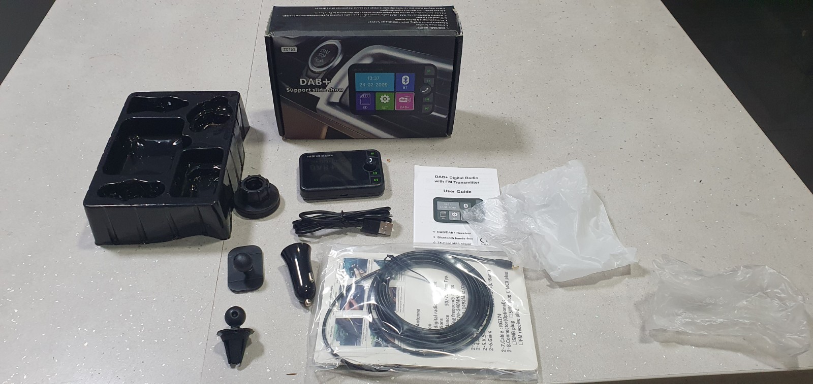 DAB+ with BT & SD card support slide show new