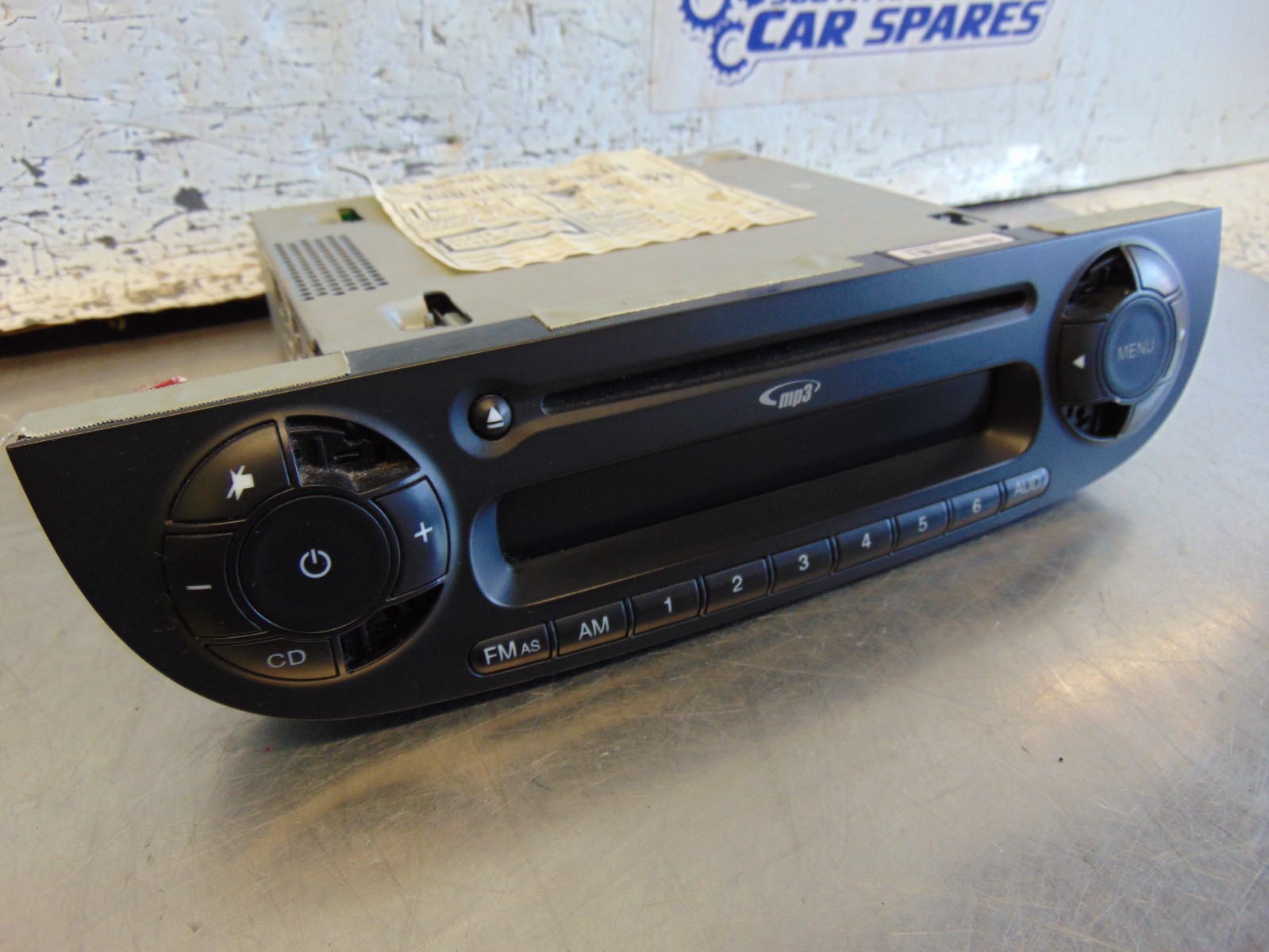 Fiat 500 Stereo Head unit 07-16 CD Player Radio Black 7355341840