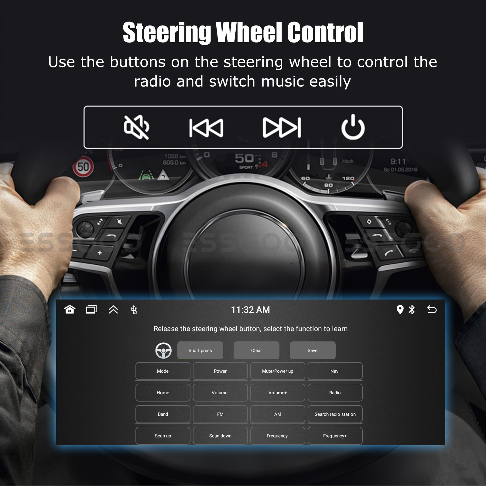 7″ Car Radio For Apple Carplay Android Single 1Din Touch Screen Stereo Bluetooth
