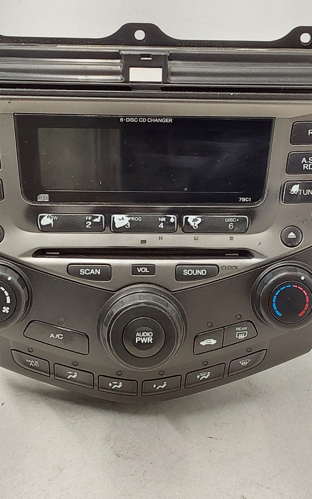 2007 HONDA ACCORD Radio Receiver AM FM 6 CD OEM 39175-SDA-A120-M2