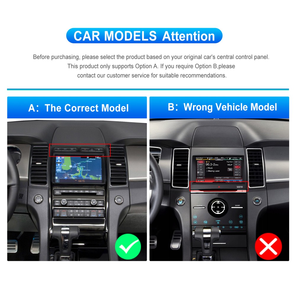 12.1″ 4+64GB Android 15 Carplay Tesla Car Stereo Radio For Ford Taurus 2010-2012