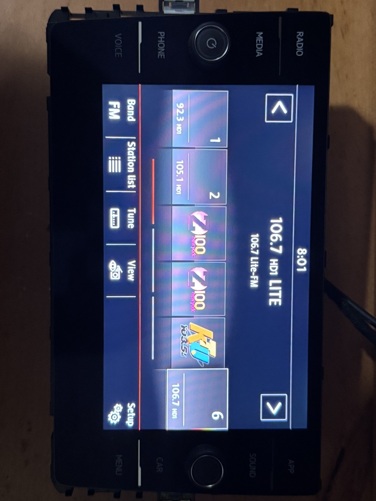 8″ Display Screen VOLKSWAGEN 5G6919605C Mib 2 Non Navigation Used