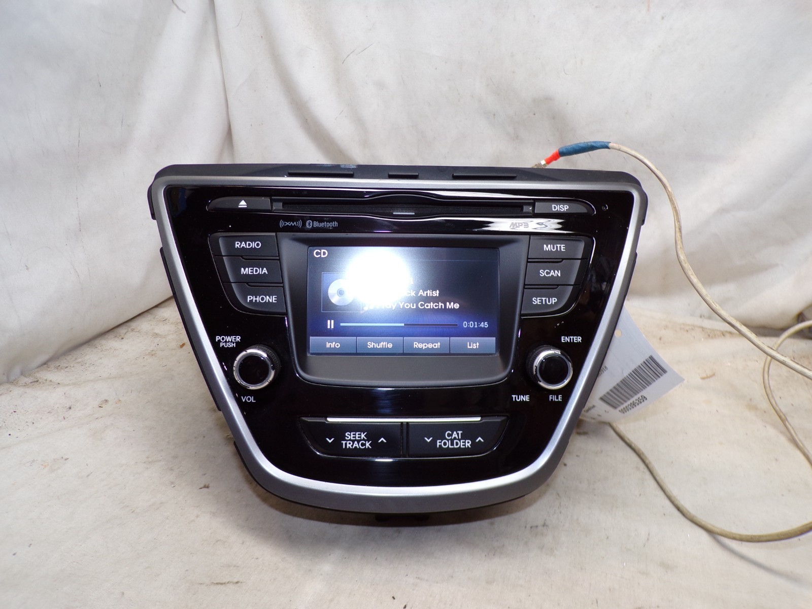 14 15 Hyundai Elantra AM FM Radio Cd MP3 XM SAT Player 96180-3X165GU WTC71