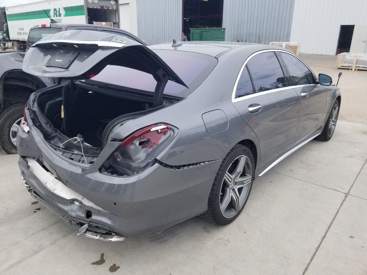 17 2017 MERCEDES-BENZ S63 AMG 222 TYPE CENTER CONTROL KNOB PANEL 2229001504