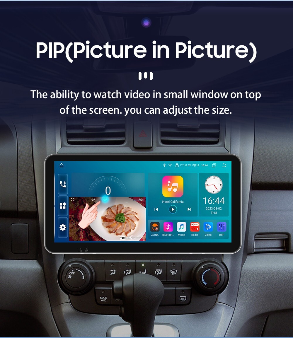 8+128GB CarPlay For Honda CRV 2007-2011 Android 12 GPS Car Stereo Radio DSP WIFI