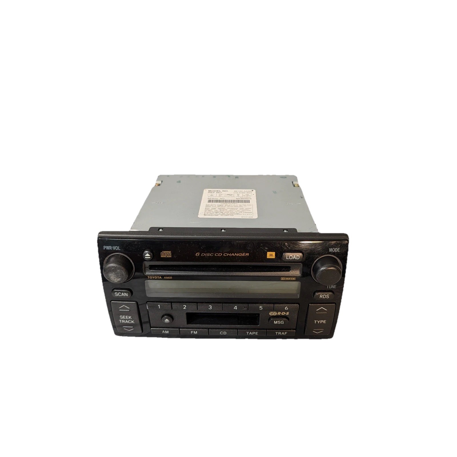 Toyota 86120 AA060 CQ ESB160X 6 CD Changer AM FM Car Stereo Radio Receiver JBL