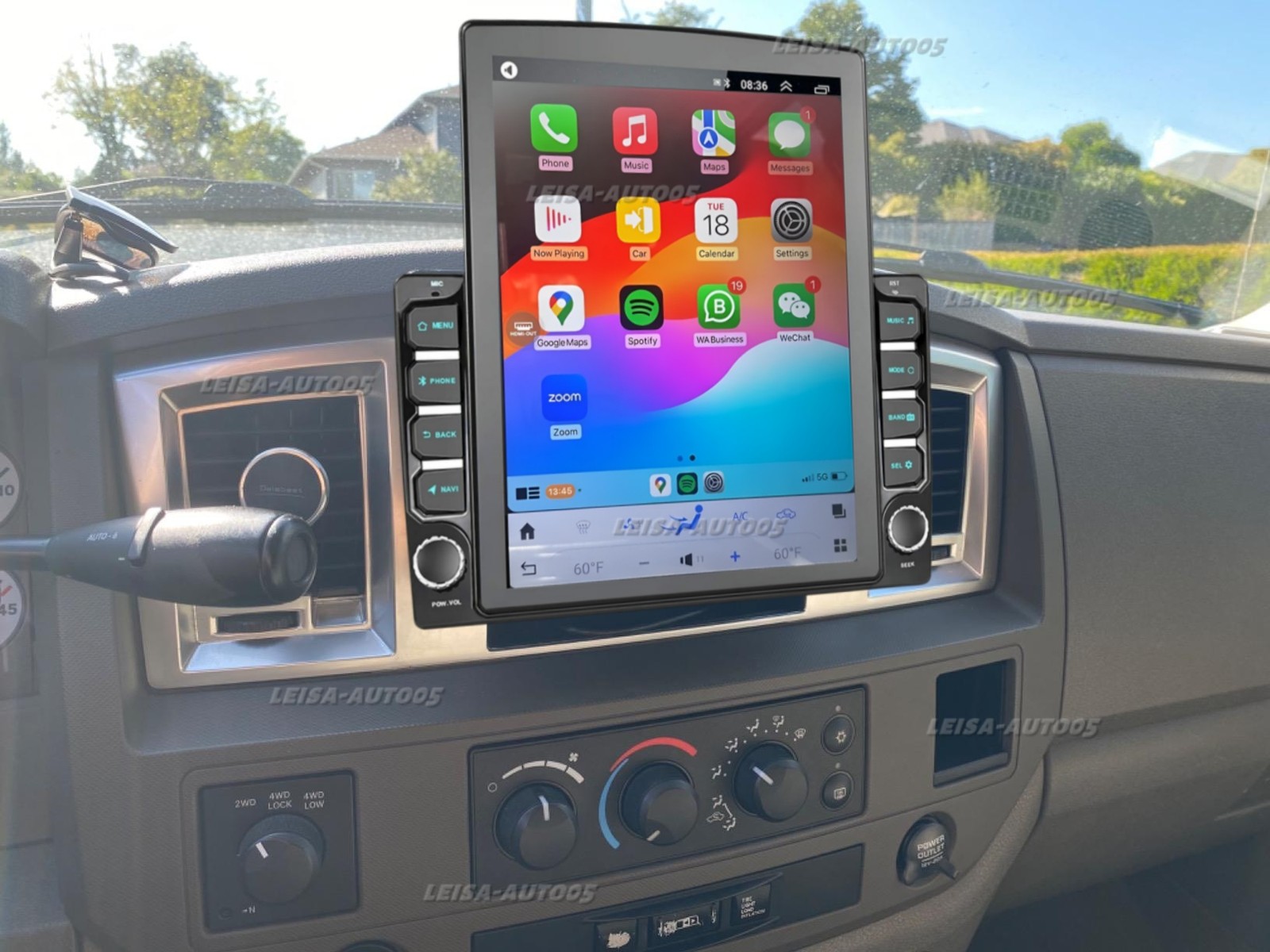 For 2006-2008 Dodge Ram 1500 2500 3500 Car Stereo Radio Android 13 GPS CarPlay