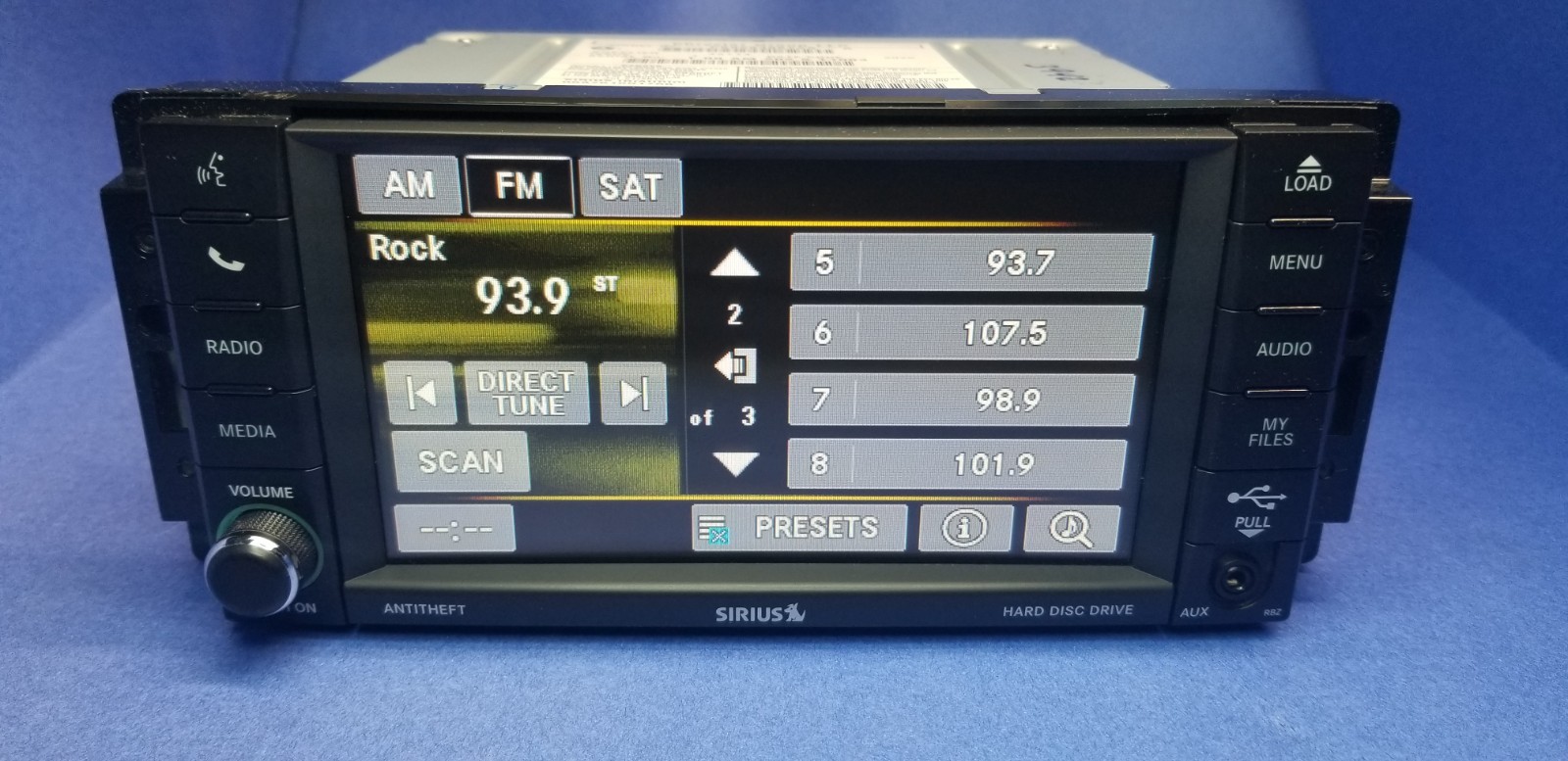 CHRYSLER/DODGE/JEEP MYGIG 430 HIGH SPEED RBZ RADIO (P05091309AE)