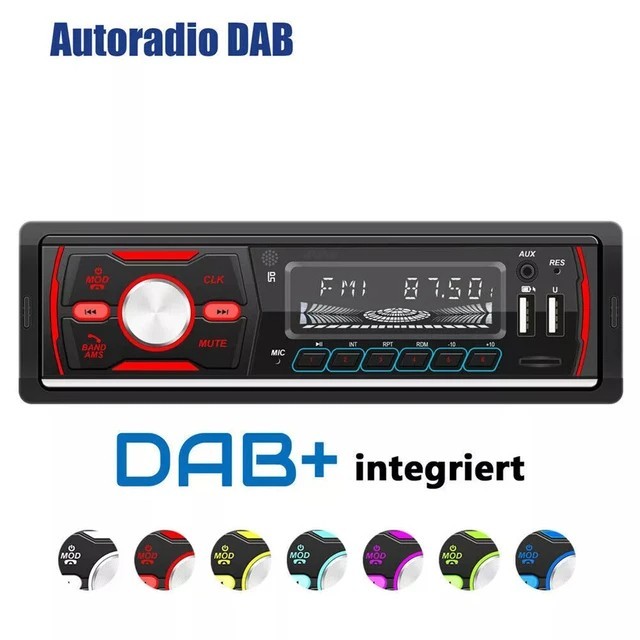 1 Din Car Radio MP3 Player Classic Car Retro Audio Stereo Support FM AUX EQ USB