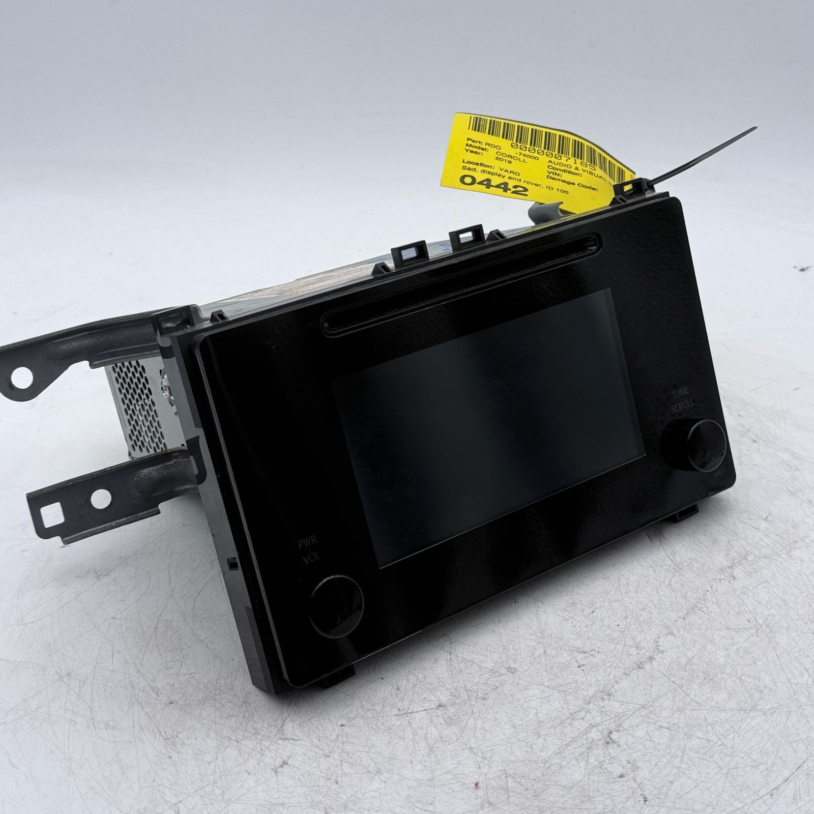 17-19 TOYOTA COROLLA Audio & Visual Equip.(radio) Sed Display And Rcver