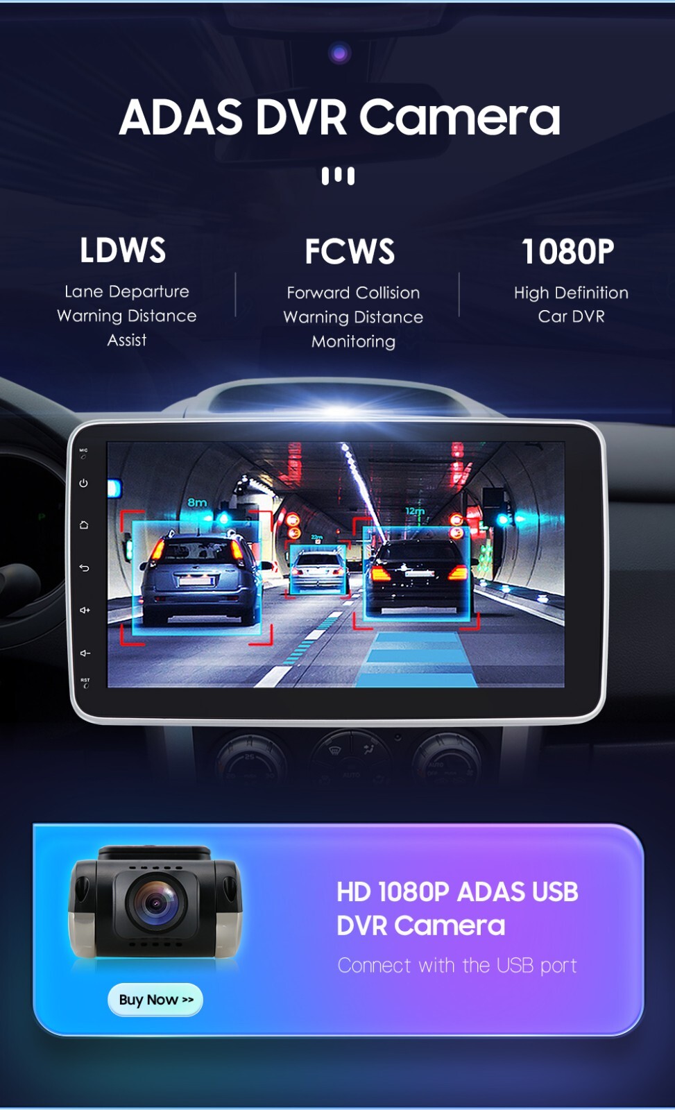 10.1″ Android 10 2 DIN Car Radio Player Stereo GPS Head unit 8+128GB Octa Core