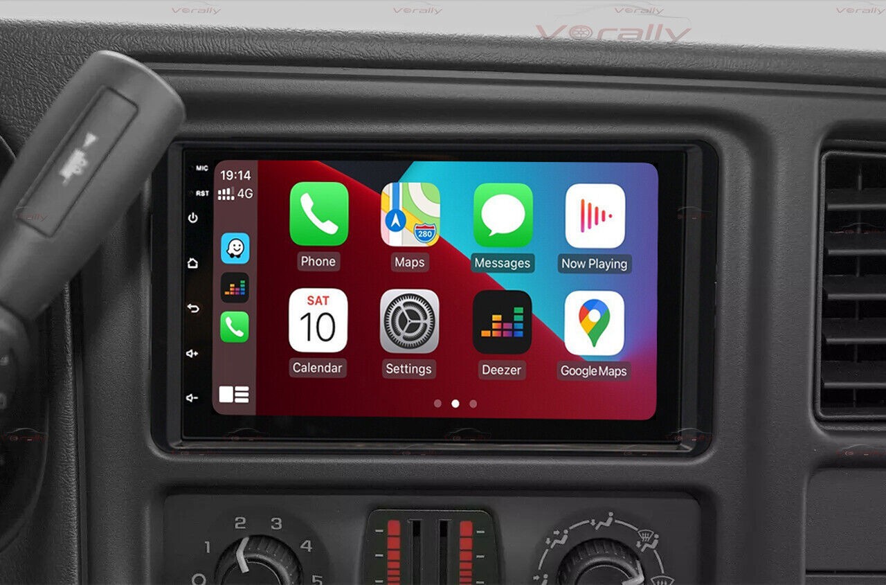 For 2003-2006 Chevrolet Silverado Tahoe Apple Carplay Car Radio Stereo Android15