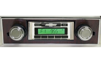 1967 1968 67 68 Chevy Camaro USA 630 II 300 Radio Walnut bezel iPod USB AUX