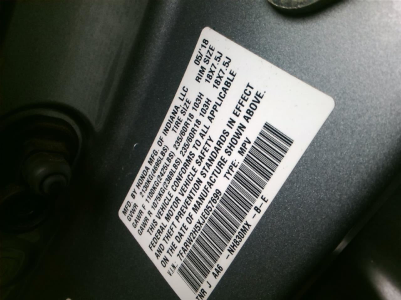 Audio Equipment Radio Receiver US Market LX Fits 18-22 CR-V 837475