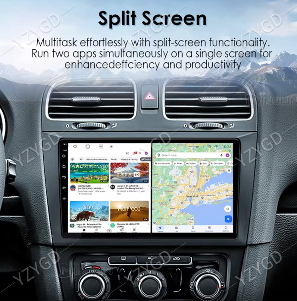 Android GPS Carplay For Dodge Charger 2008-2010 Car Radio Multimedia Video Navi