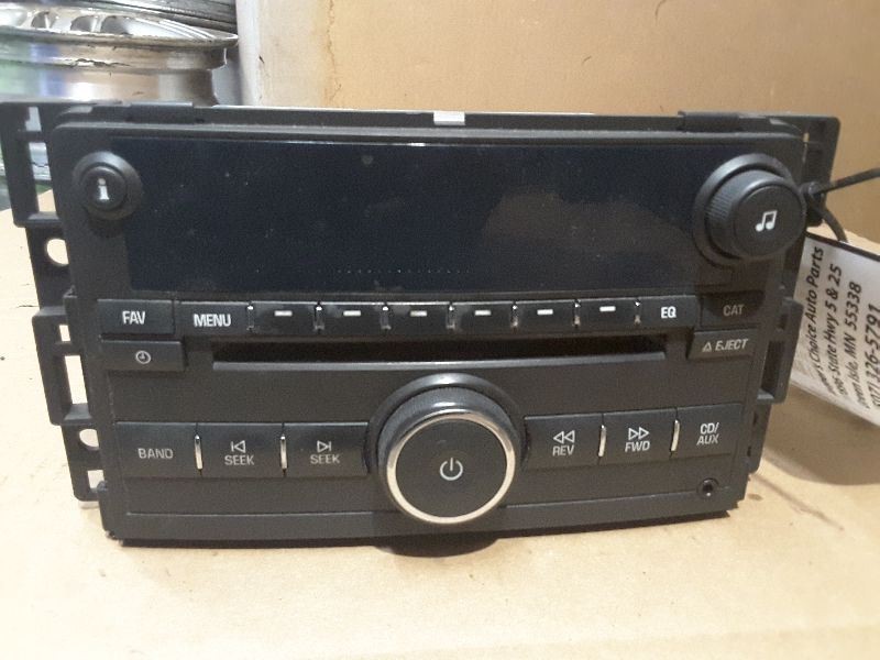 Audio Equipment Radio Opt US8 Ebony Face Plate Fits 07-08 COBALT 160205