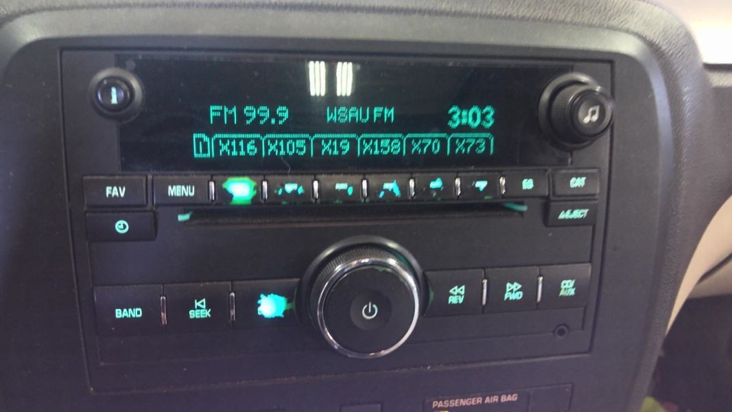 Audio Equipment Radio Opt US8 Fits 09-12 ENCLAVE 334522