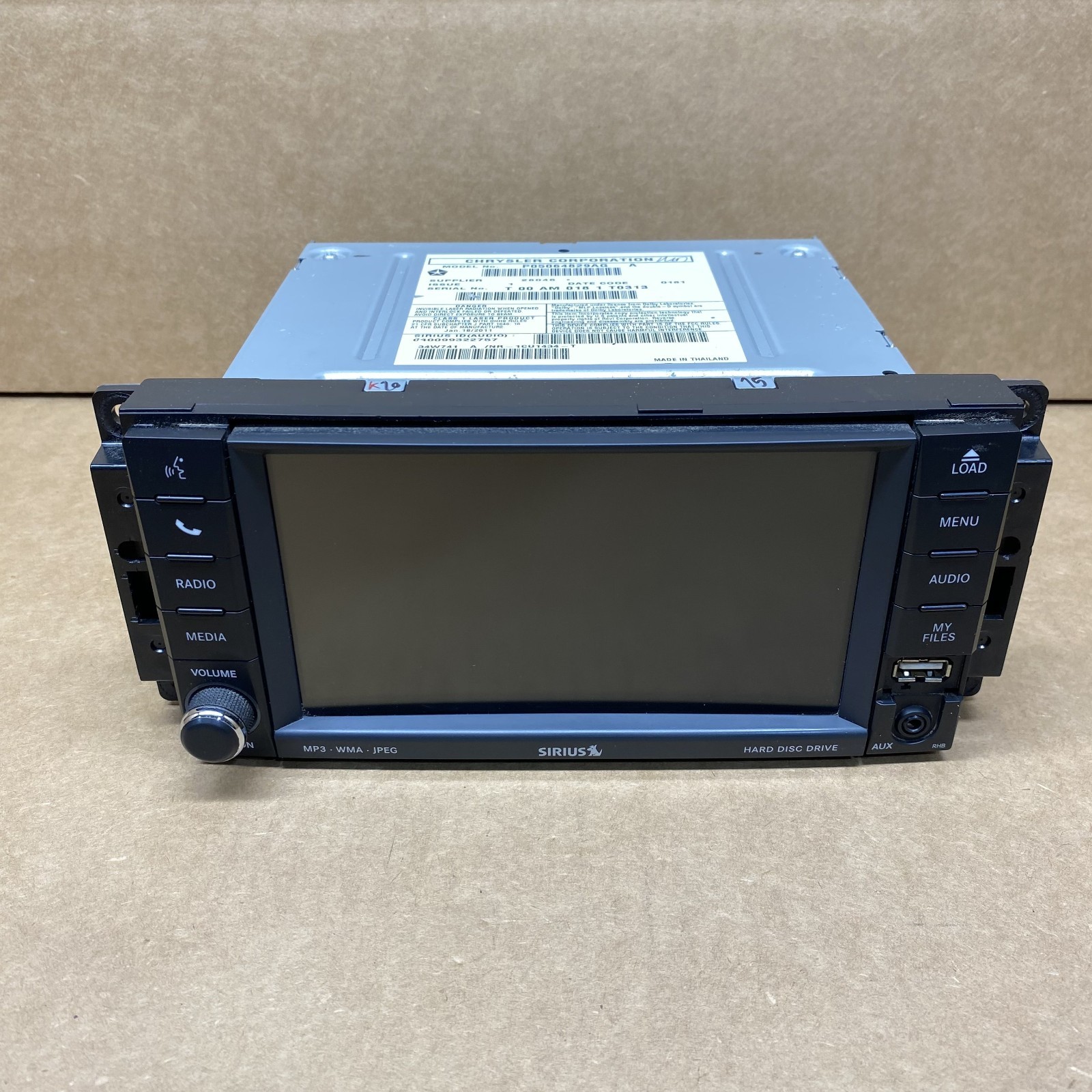 10-18 Chrysler Dodge RHB MgGig Navigation High Speed Radio P05064829AG