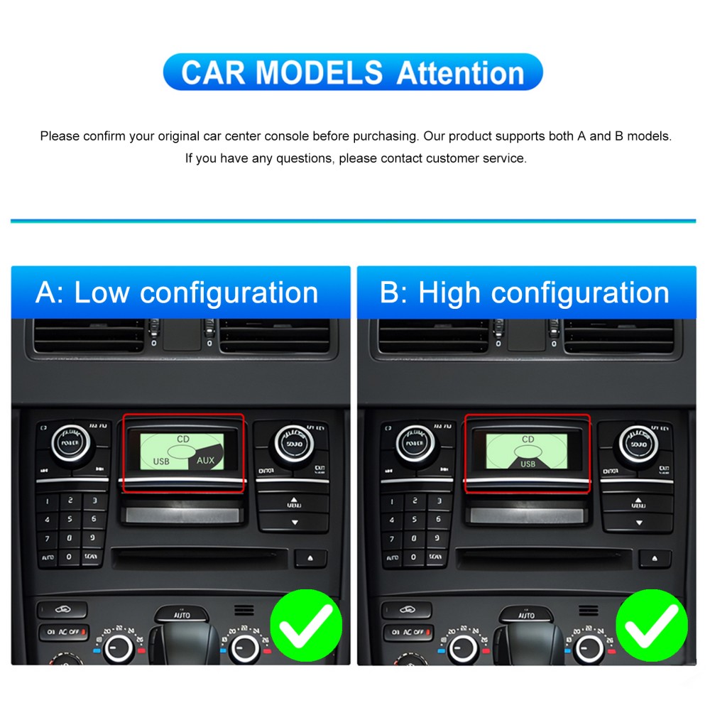 For Volvo XC90 2002-2014 Android 15 Wireless Carplay Car Radio Navi Stereo + Cam