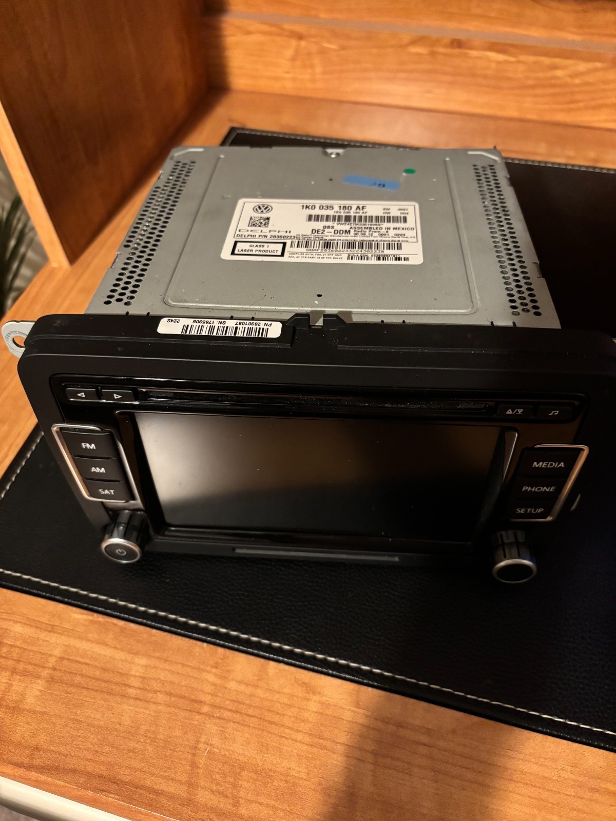 Original Stereo from 2013 Volkswagen Beetle AM FM Radio CD