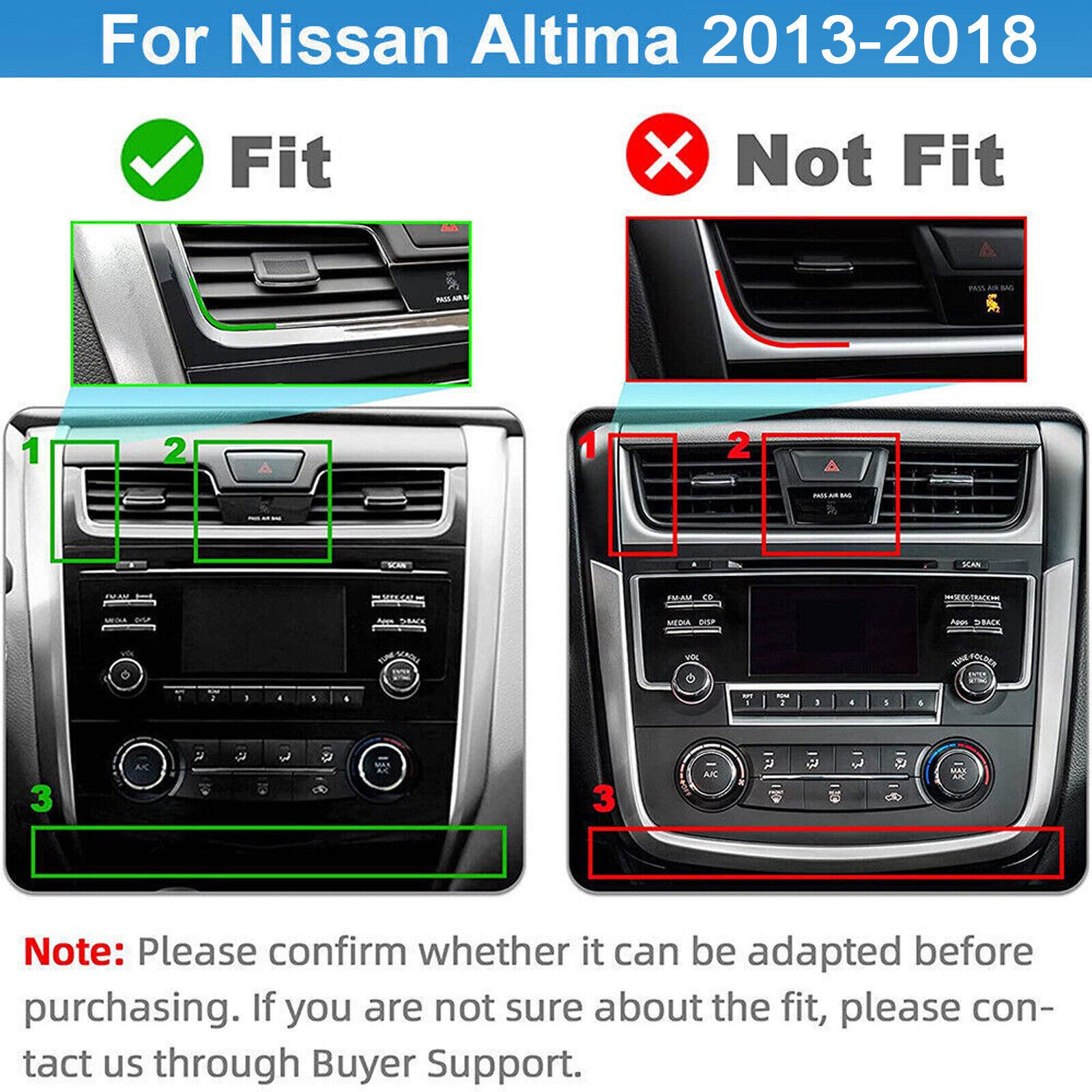 For 2013-2015 Nissan Altima Car Radio Stereo Carplay 4+64G 10in WIFI Carplay