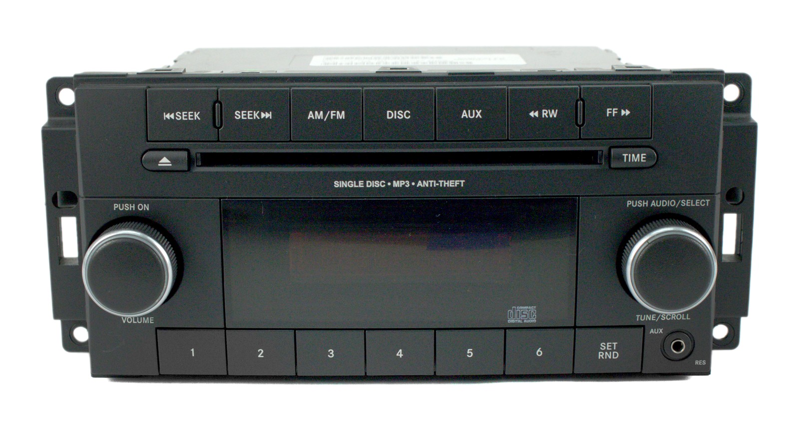 2012-14 Volkswagen Routan AM FM Radio CD MP3 Player Aux Input 5091199AA Face RES