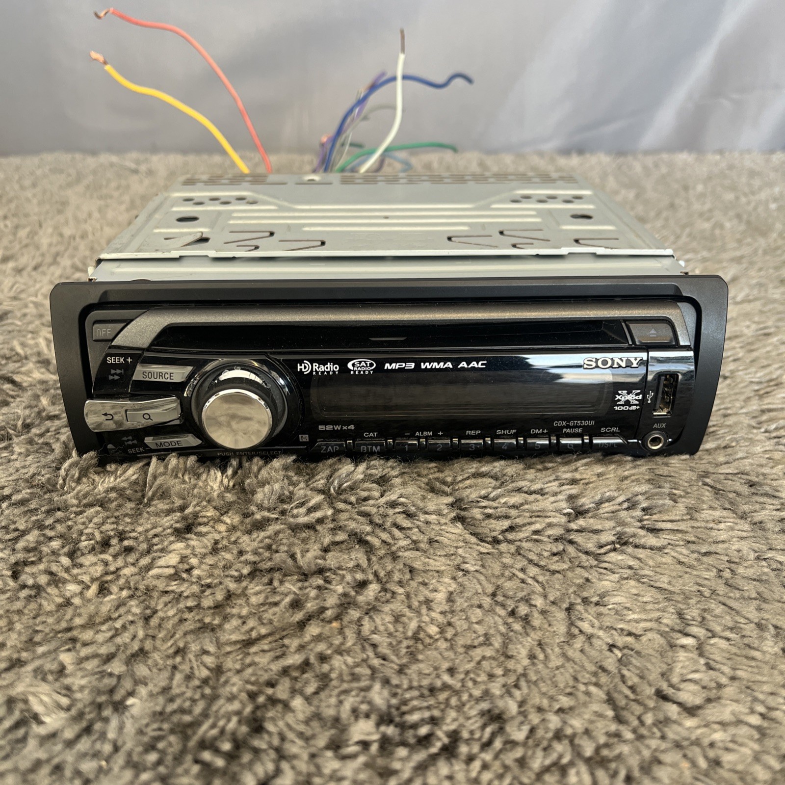 SONY CDX-GT530UI CAR RADIO STEREO MP3 AUX USB CD PLAYER HEAD UNIT TESTED WORKING